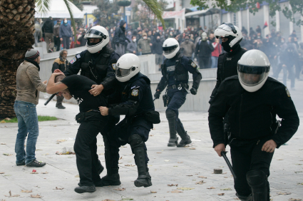 Spanish Strikes mirror Greek austerity protests